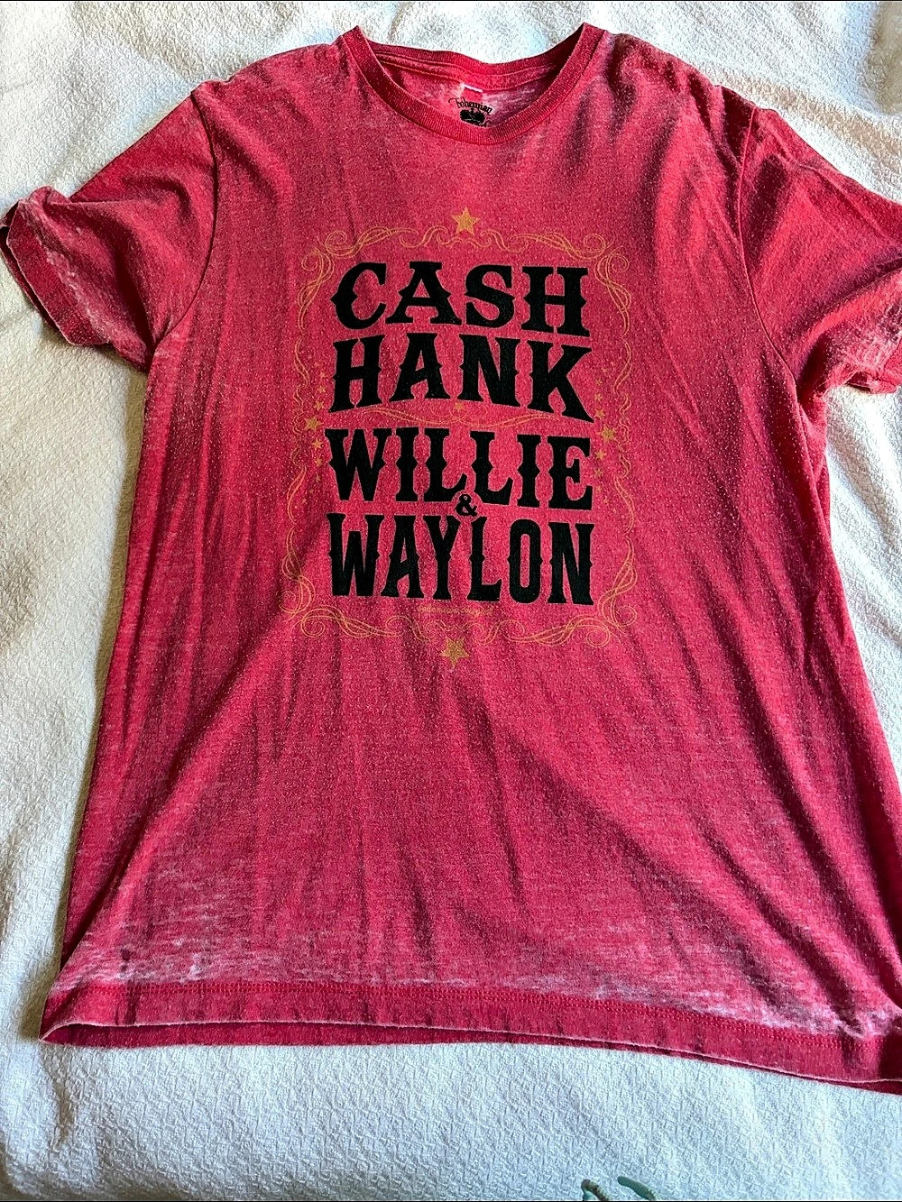 American Rag Cash Hank Willie Waylon graphic tee Graphic Tee in Red